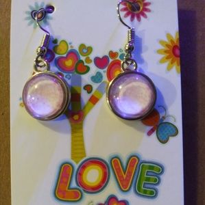 Handmade cabochon earrings